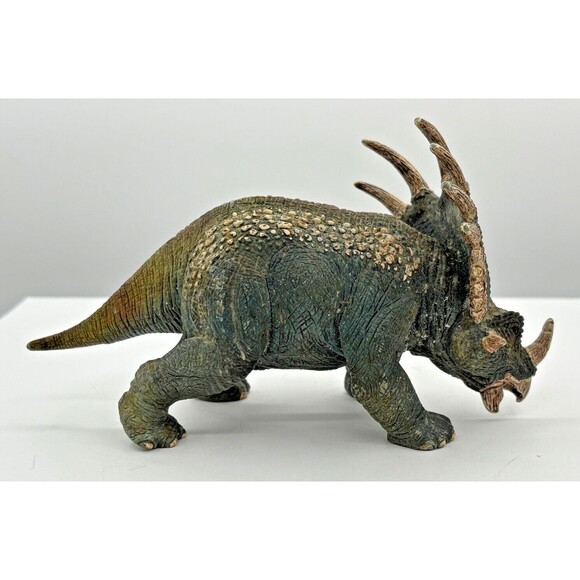 Schleich Styracosaurus Dinosaur Toy‎ Figure 2012 D-73527 Retired EUC - Picture 5 of 10